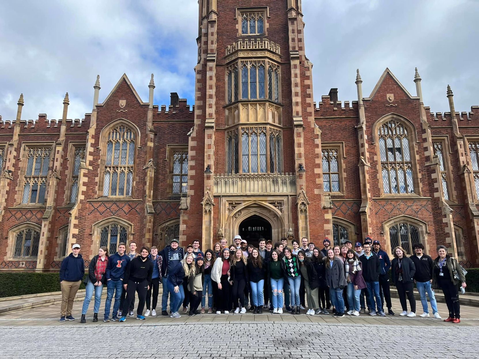 Marching Illini in Belfast